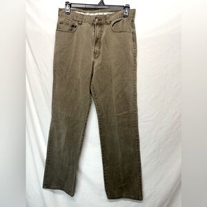 Joseph Abboud Brown Denim Pants - Size 34 | 100% Cotton‎ Vintage